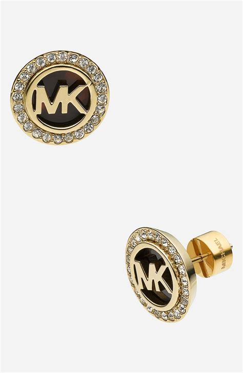 michael kors black stud earrings|Michael Kors earrings tk maxx.